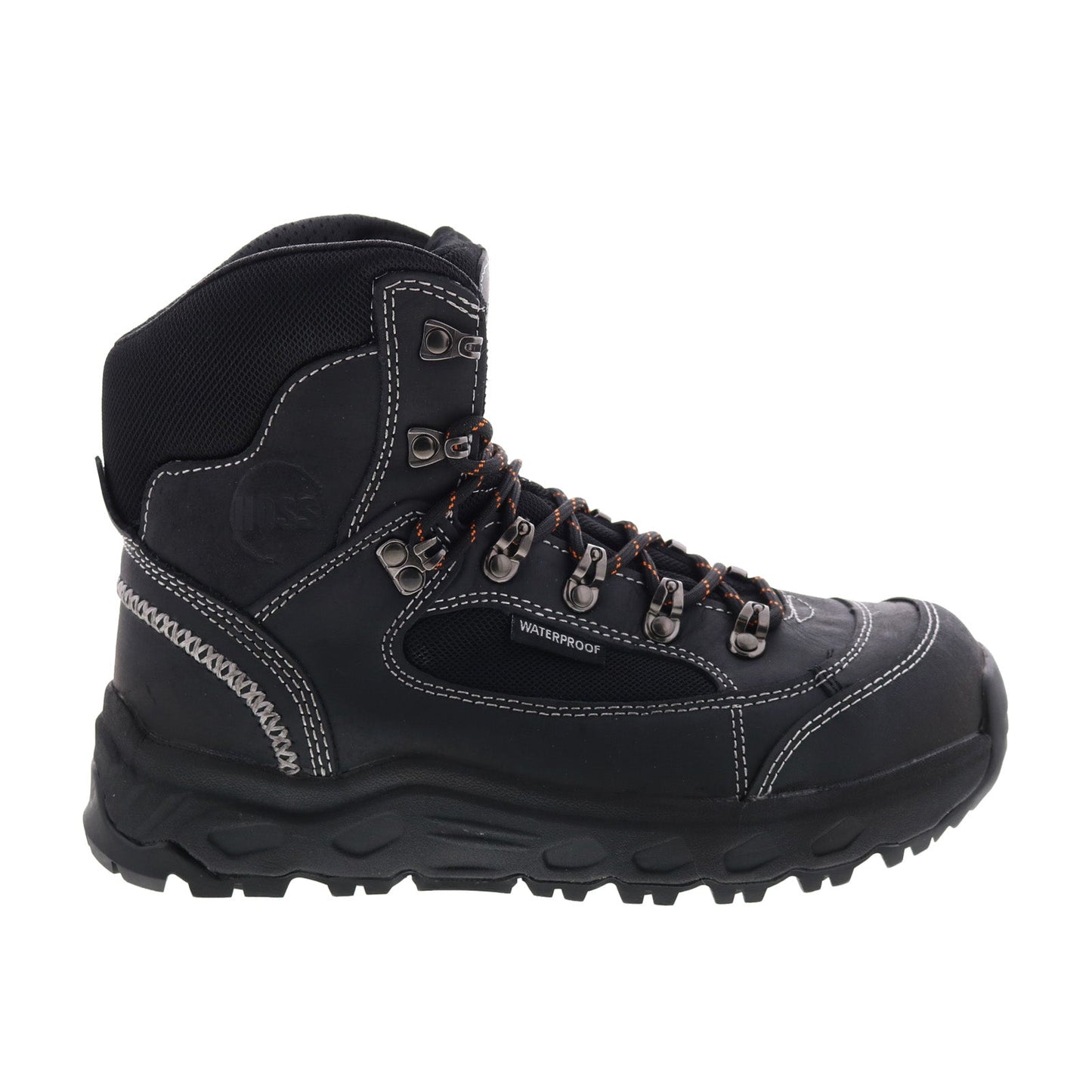 Hoss Blocker Aluminum Toe Waterproof Mens Black Extra Wide Work Boots
