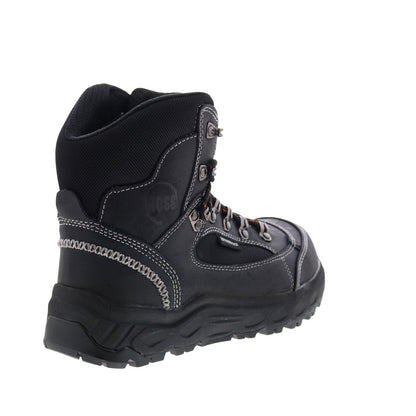 Hoss Blocker Aluminum Toe Waterproof Mens Black Extra Wide Work Boots