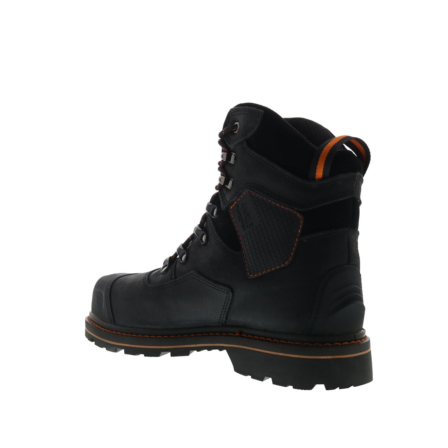 Hoss Range 60108 Mens Black Wide Leather Lace Up Work & Safety Boots