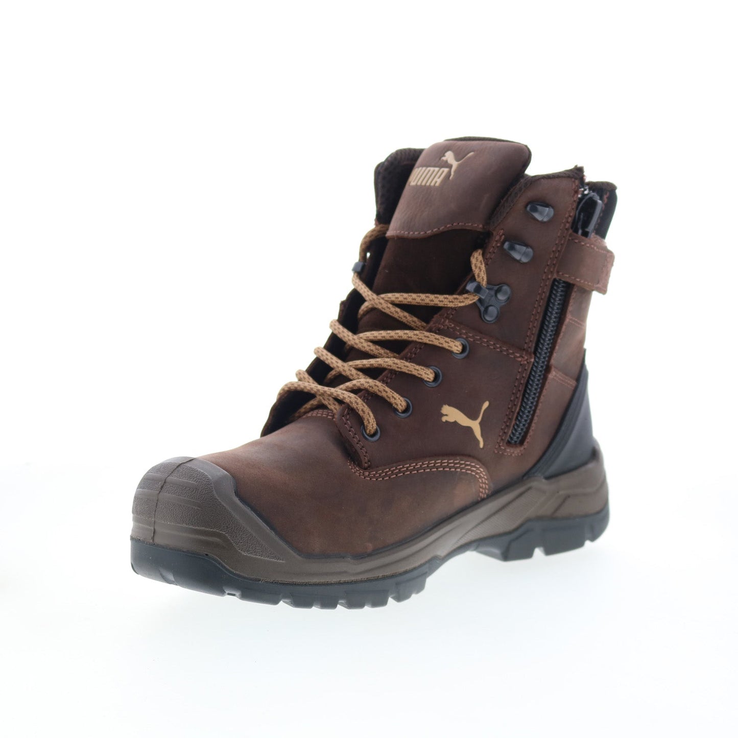Puma Safety Conquest Soft Toe CTX High WP EH SR Mens Brown Work Boots