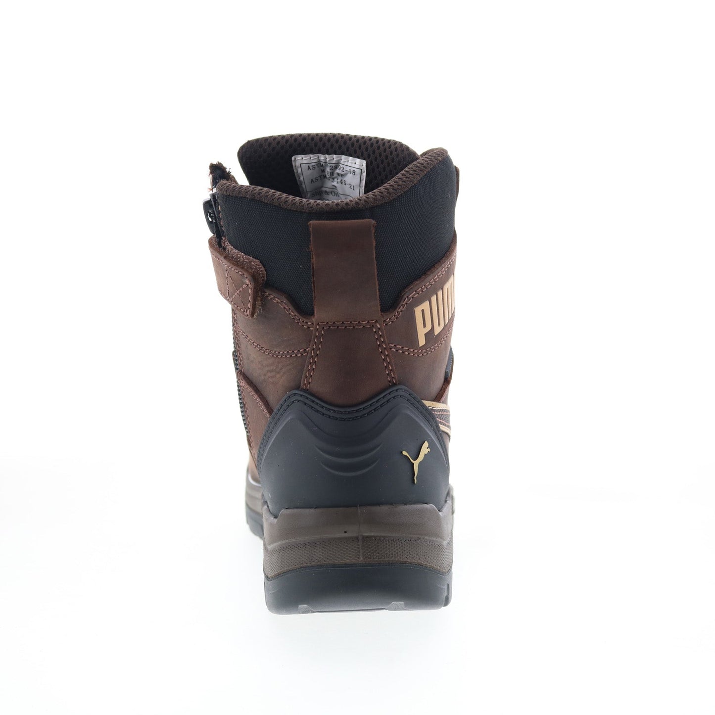 Puma Safety Conquest Soft Toe CTX High WP EH SR Mens Brown Work Boots