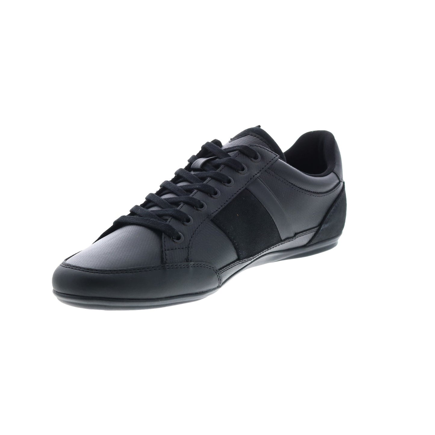 Lacoste Chaymon Bl 22 2 CMA Mens Black Leather Lifestyle Sneakers Shoes