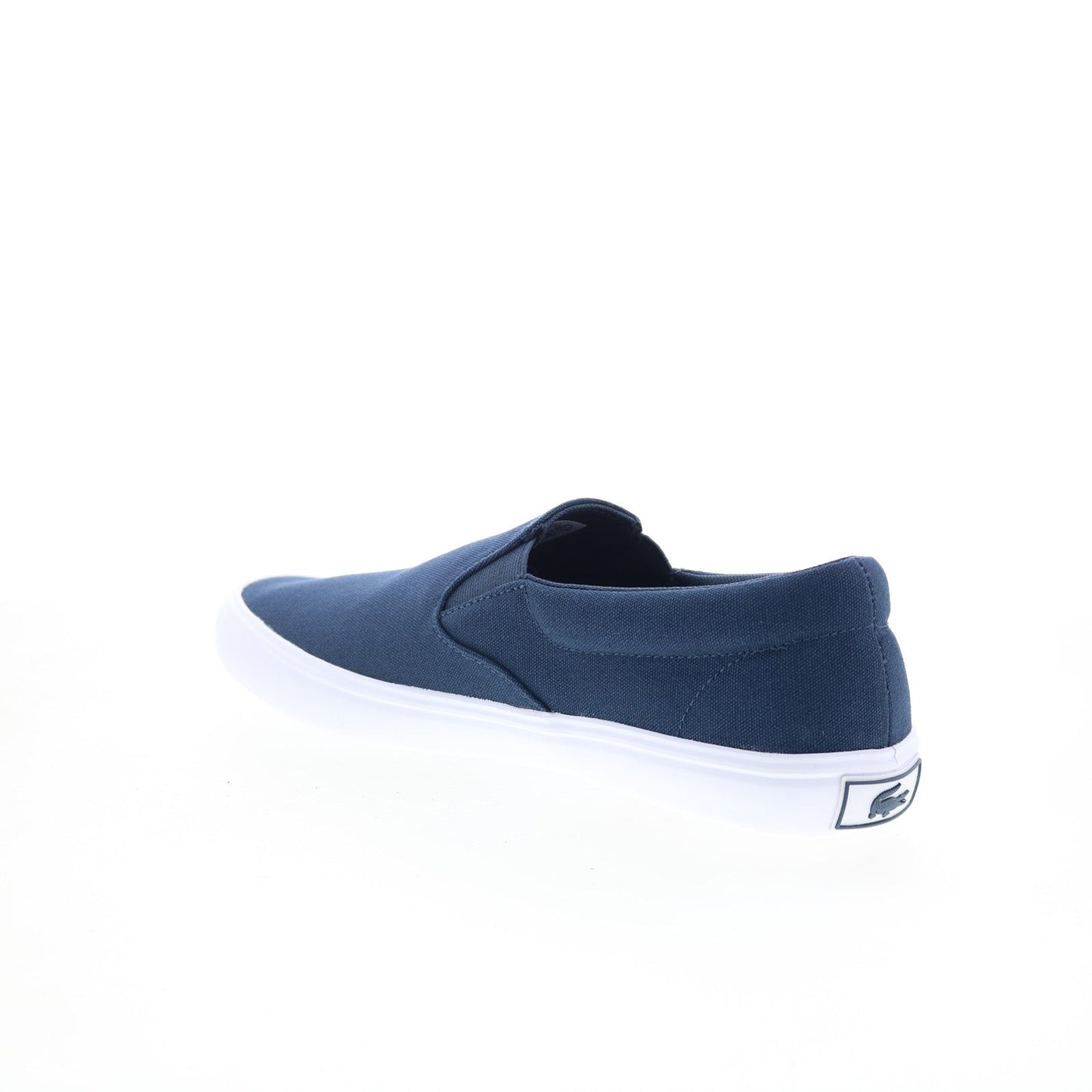 Lacoste Slip-On Base 224 1 CMA Mens Blue Canvas Lifestyle Sneakers Shoes
