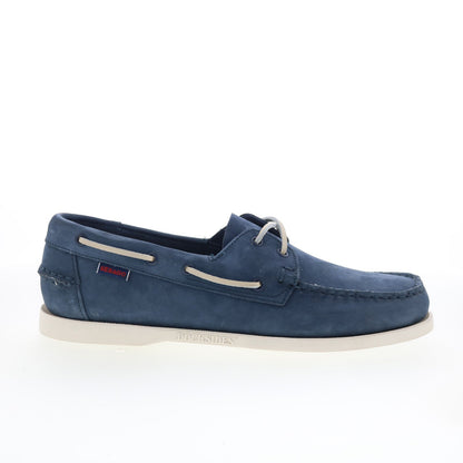 Sebago Portland Nubuck 7000GA0-908 Mens Blue Loafers & Slip Ons Boat Shoes