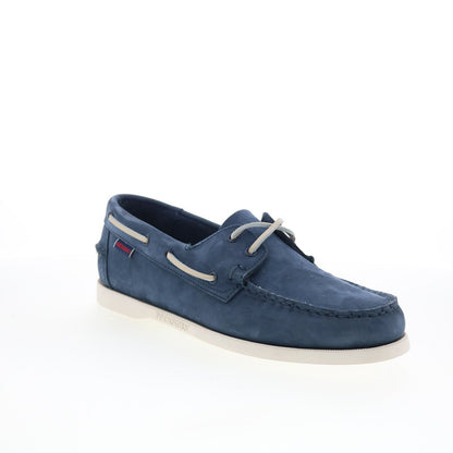 Sebago Portland Nubuck 7000GA0-908 Mens Blue Loafers & Slip Ons Boat Shoes