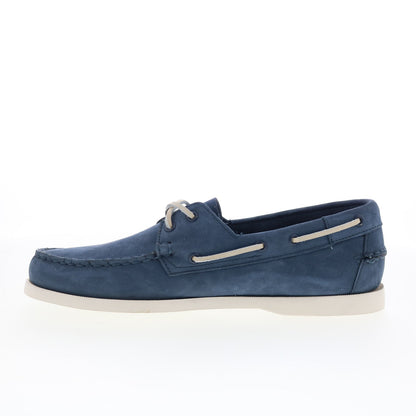 Sebago Portland Nubuck 7000GA0-908 Mens Blue Loafers & Slip Ons Boat Shoes