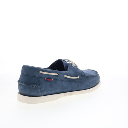 Sebago Portland Nubuck 7000GA0-908 Mens Blue Loafers & Slip Ons Boat Shoes