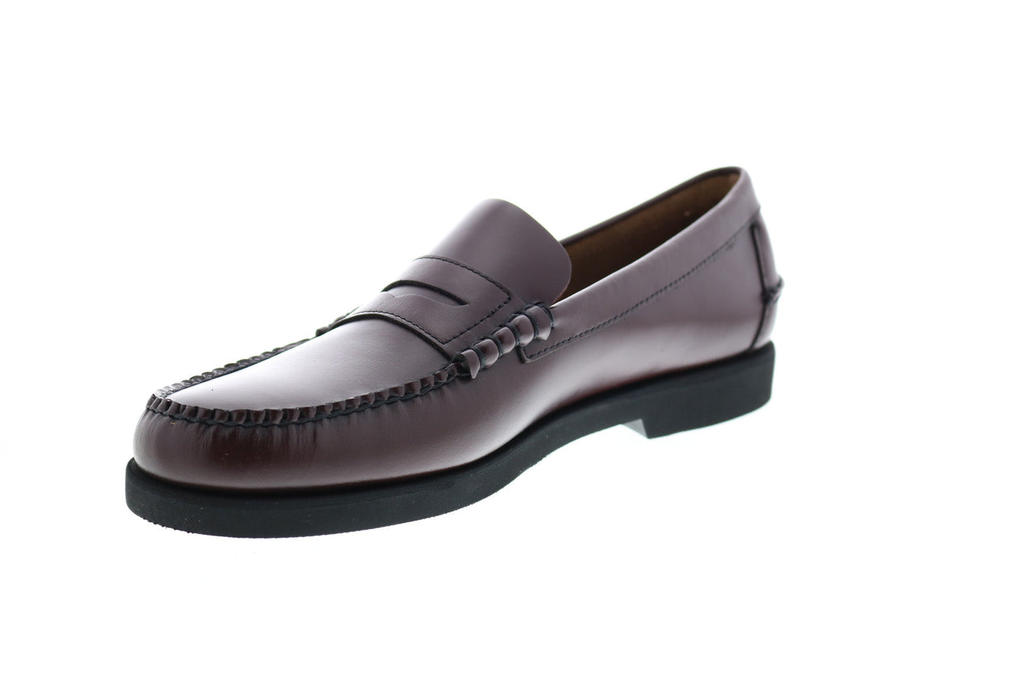Sebago Dan Polaris 7001GW0-903 Mens Brown Wide Loafers & Slip Ons Penny Shoes