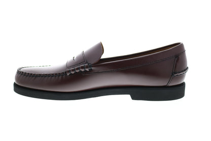 Sebago Dan Polaris 7001GW0-903 Mens Brown Wide Loafers & Slip Ons Penny Shoes