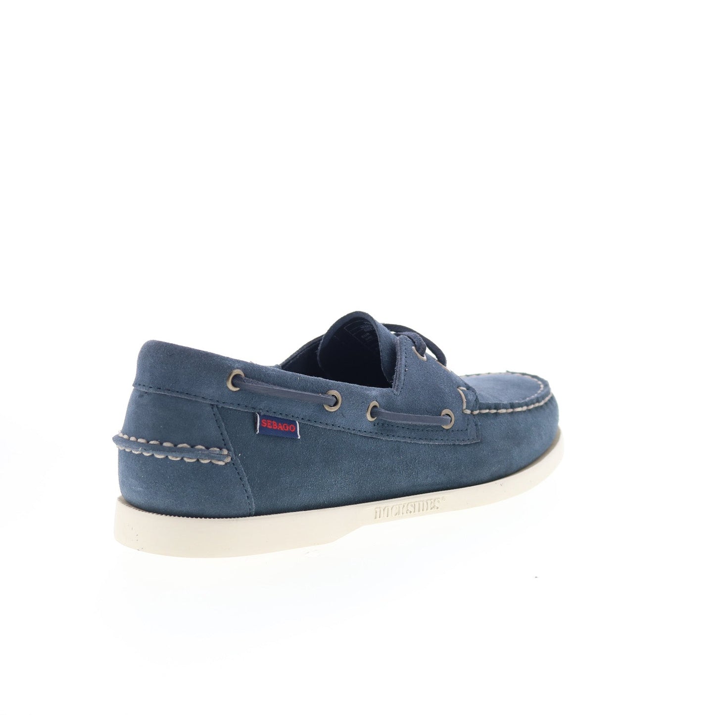 Sebago Portland Flesh Out Mens Blue Suede Loafers & Slip Ons Boat Shoes