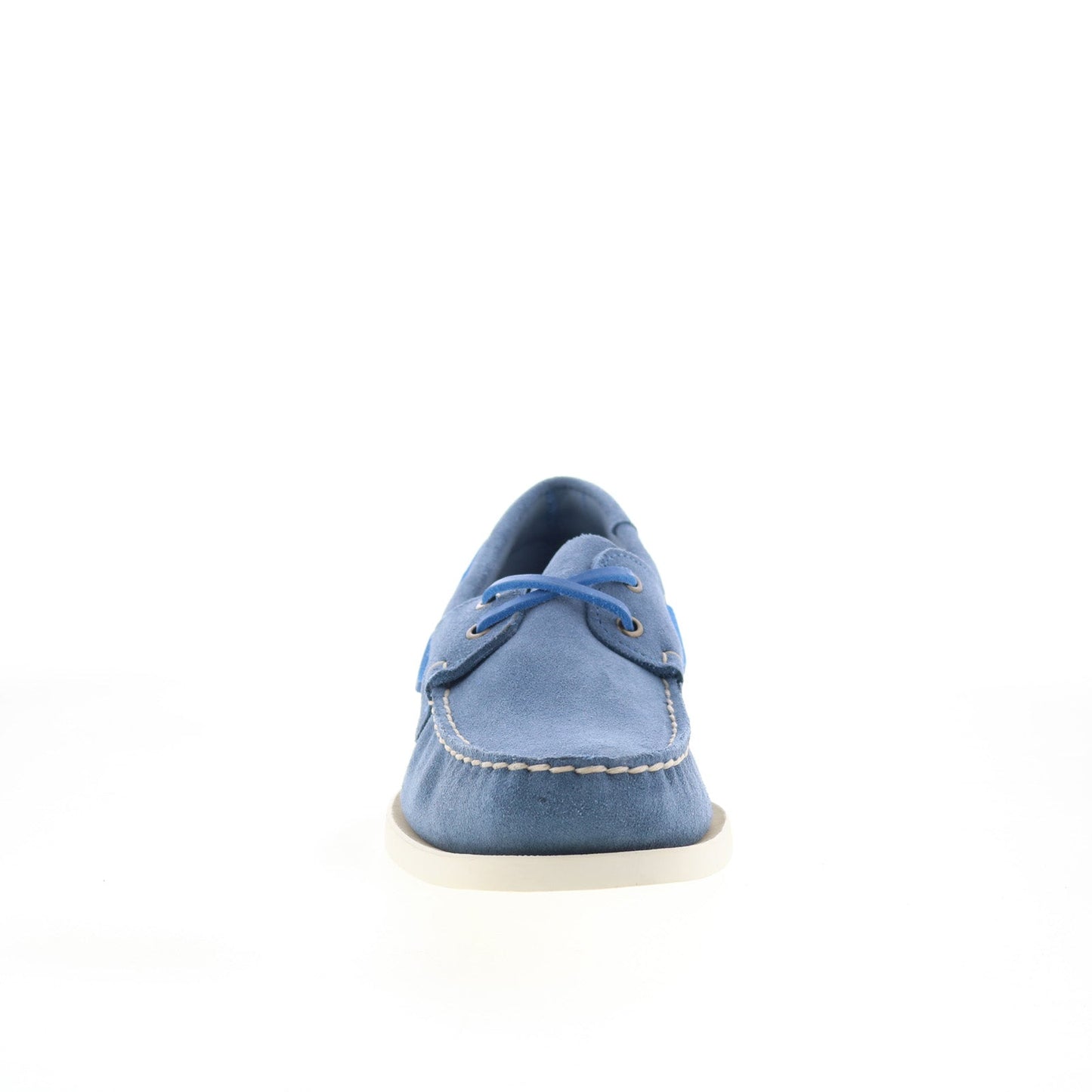 Sebago Portland Flesh Out Mens Blue Suede Loafers & Slip Ons Boat Shoes