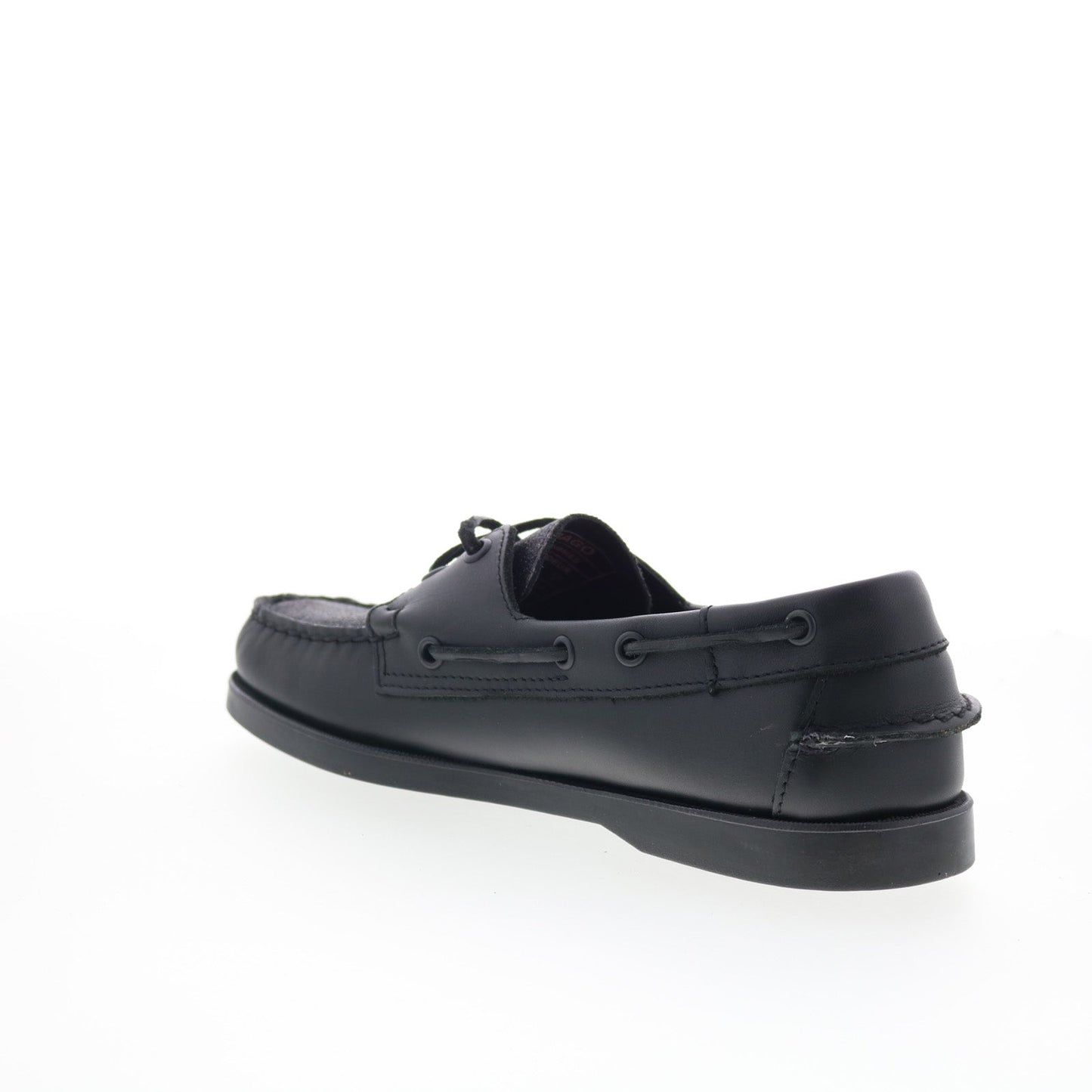 Sebago Portland Vamp Glitter Mens Black Loafers & Slip Ons Boat Shoes