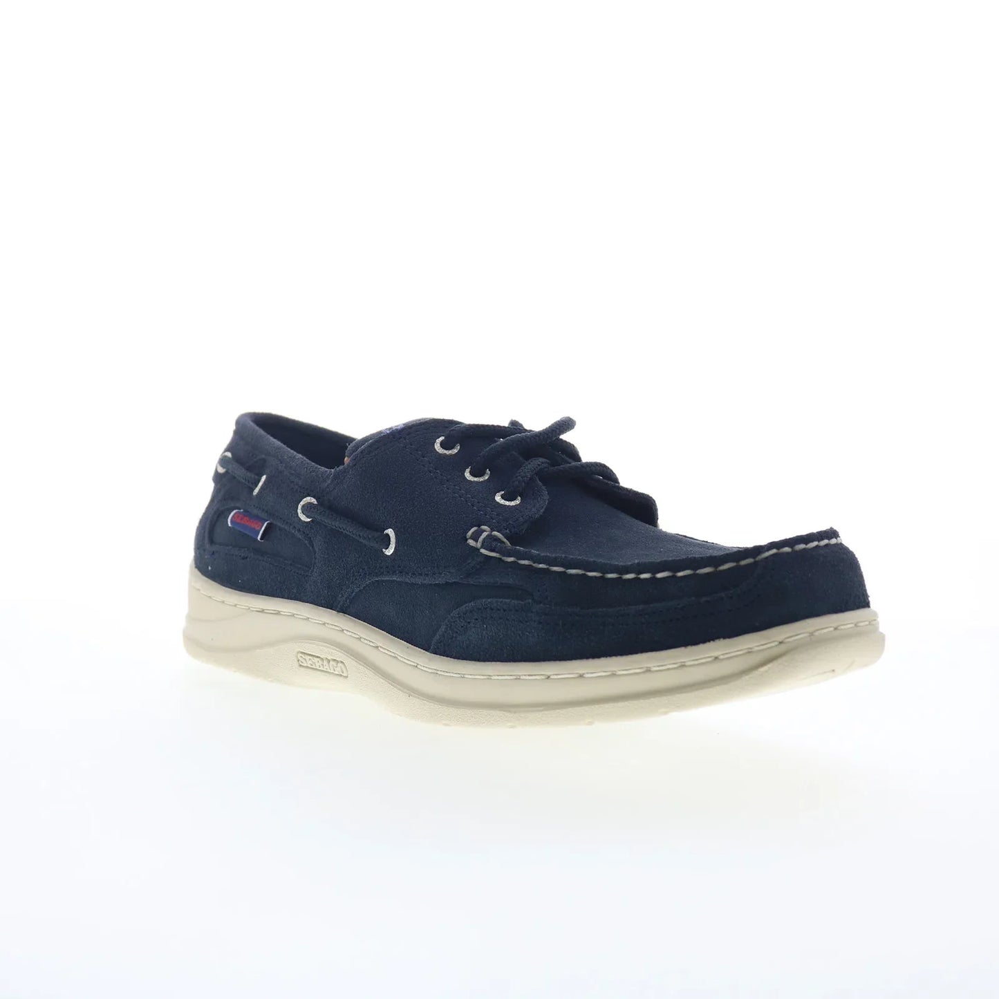 Sebago Scotty 71131QW-A97 Mens Blue Suede Loafers & Slip Ons Boat Shoes