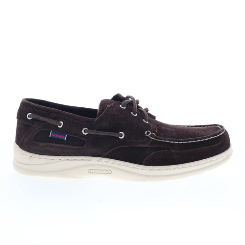 Sebago Scotty 71131QW-ABU Mens Brown Suede Loafers & Slip Ons Boat Shoes