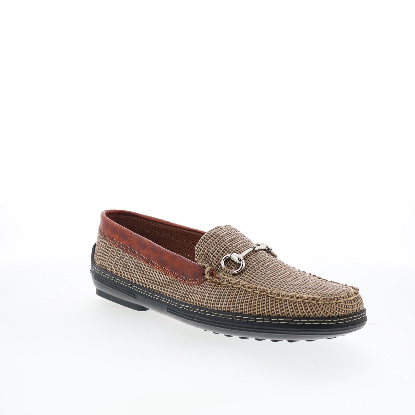 T.B. Phelps Mesh Horse Bit Driver 718-52 Mens Brown Loafers Moccasin Shoes