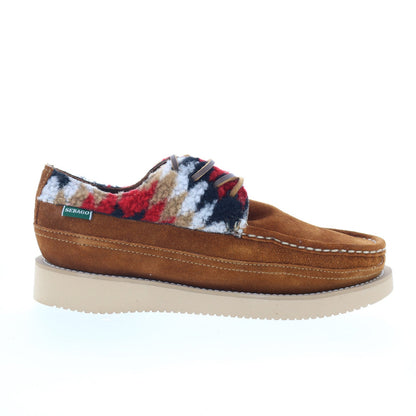 Sebago Makwa Aztec 721288W-A8A Mens Brown Oxfords & Lace Ups Casual Shoes