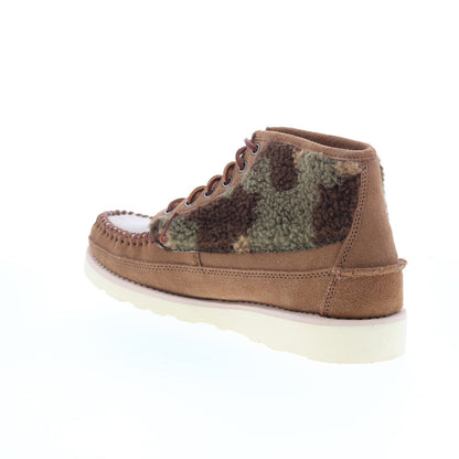 Sebago Cayuga Mid Camo 73117KW-A8E Mens Brown Suede Lace Up Chukkas Boots