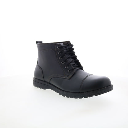 Eastland Jason Cap Toe 7372-01 Mens Black Synthetic Casual Dress Boots