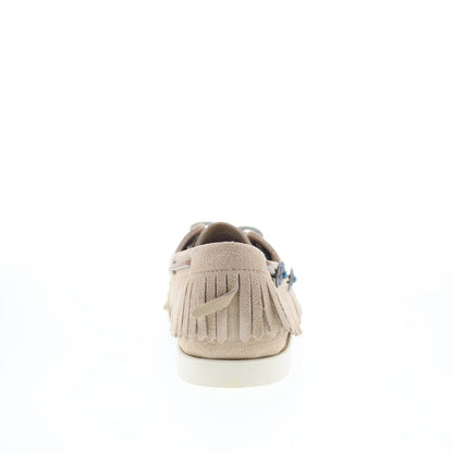 Sebago Portland Fringes 741148W-906 Mens Beige Loafers & Slip Ons Boat Shoes