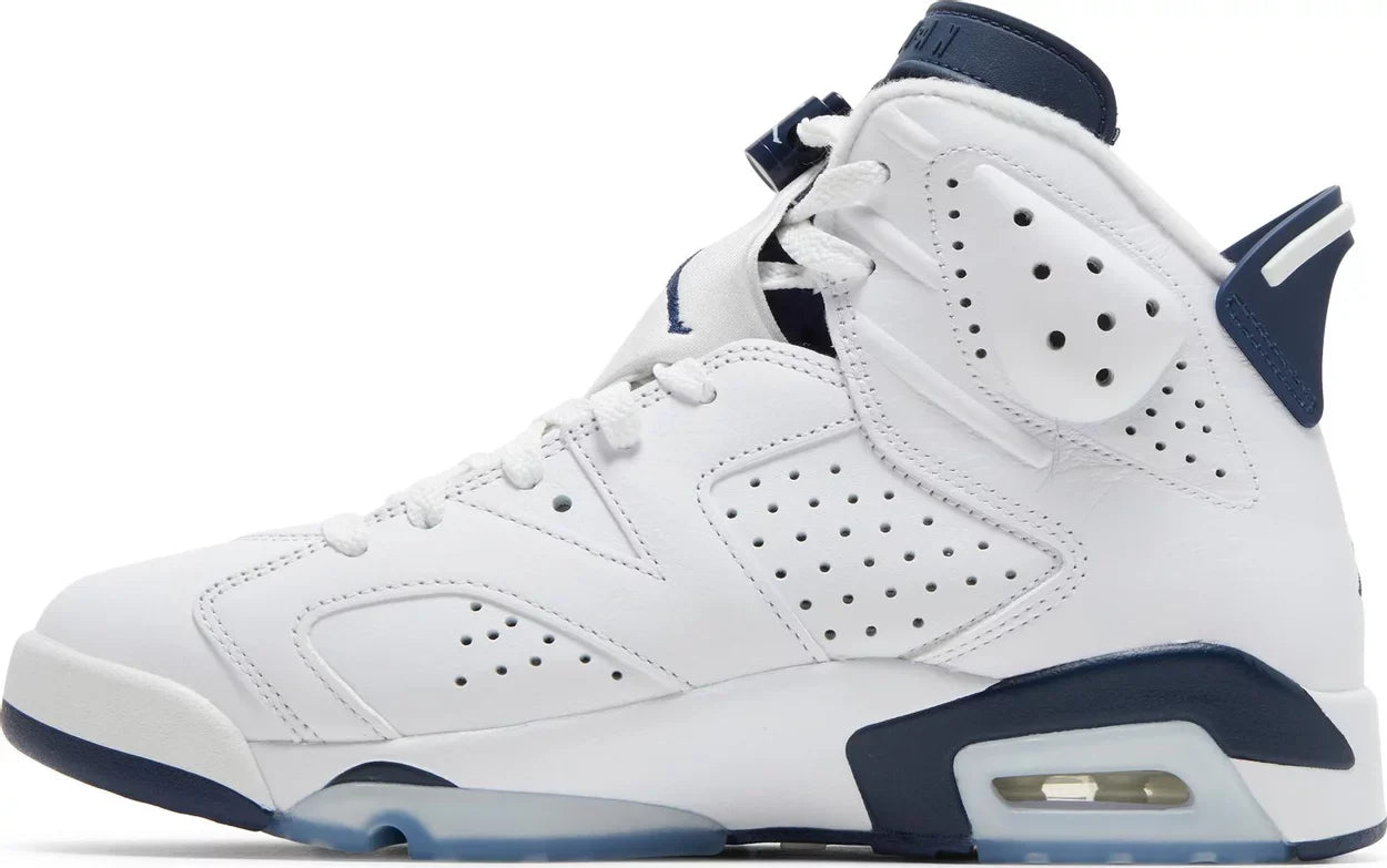 Nike Mens Air Jordan 6 Retro Sneakers - 'Midnight Navy' 2022