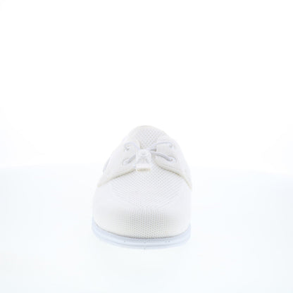 Sebago Monterey 78117KW-911 Mens White Mesh Loafers & Slip Ons Boat Shoes