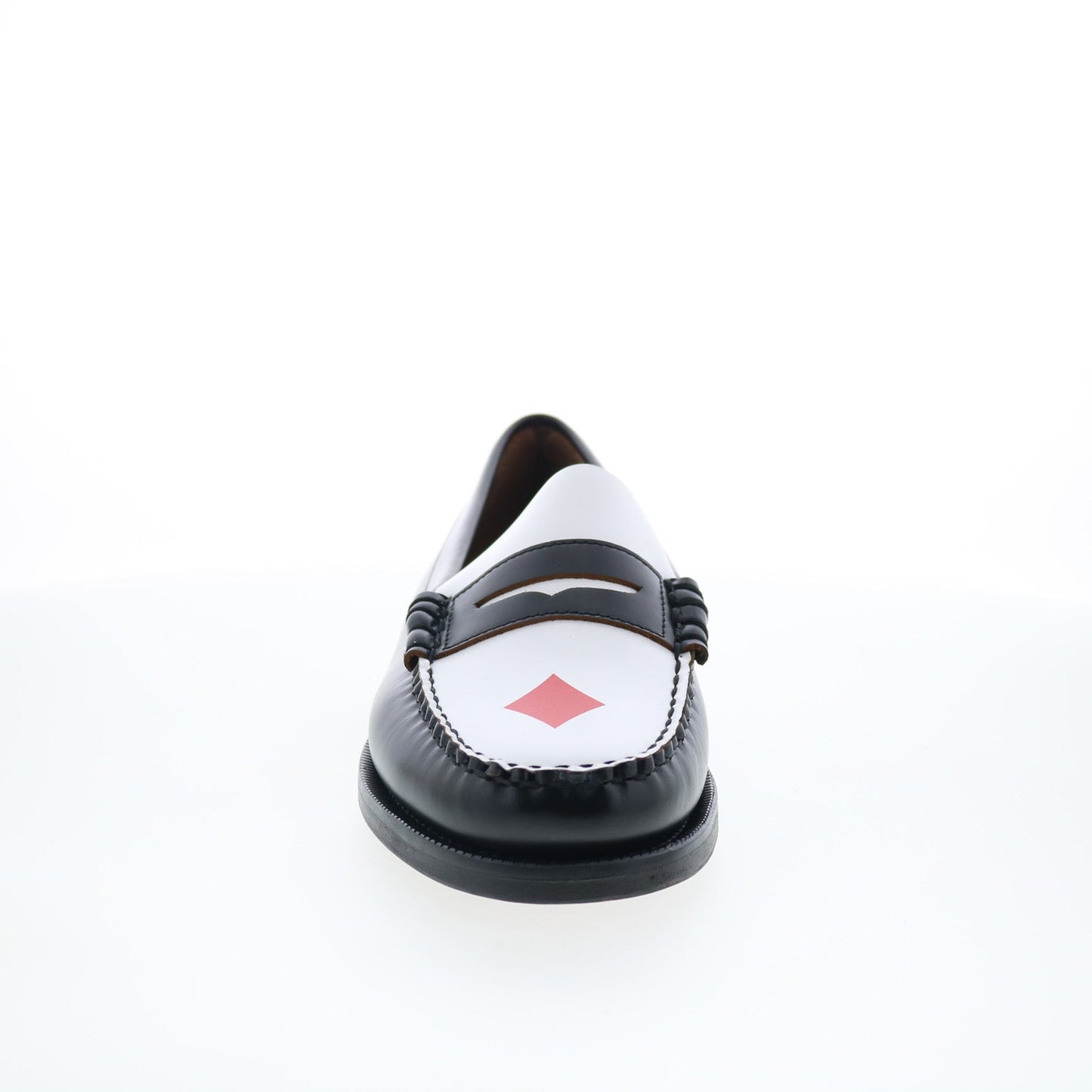 Sebago Classic Dan Gambling Mens Black Leather Loafers & Slip Ons Penny Shoes