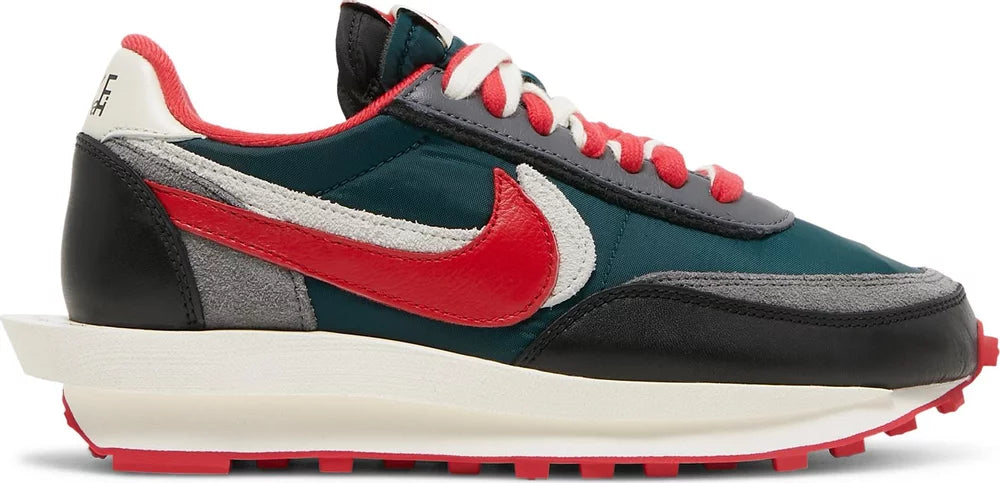 Nike Mens Sacai x Undercover x LDWaffle Sneakers - 'Midnight Spruce University Red'