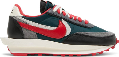 Nike Mens Sacai x Undercover x LDWaffle Sneakers - 'Midnight Spruce University Red'