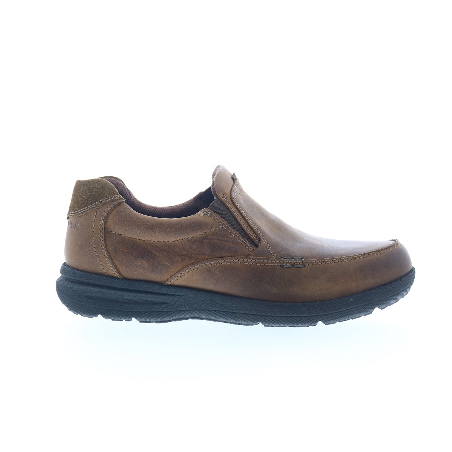 Nunn Bush Cam Slip On 84696 Mens Brown Extra Wide Loafers Casual Shoes