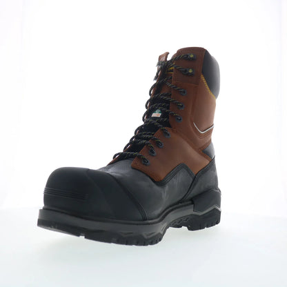 Terra 8" Gantry Nano Composite Toe FP WP ESR Mens Brown Wide Work Boots
