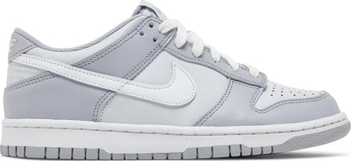 Nike Grade School Womens Dunk Low Sneakers - 'Pure Platinum Wolf Grey'