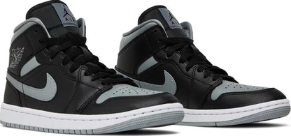 Nike Womens Air Jordan 1 Mid Sneakers - 'Shadow'