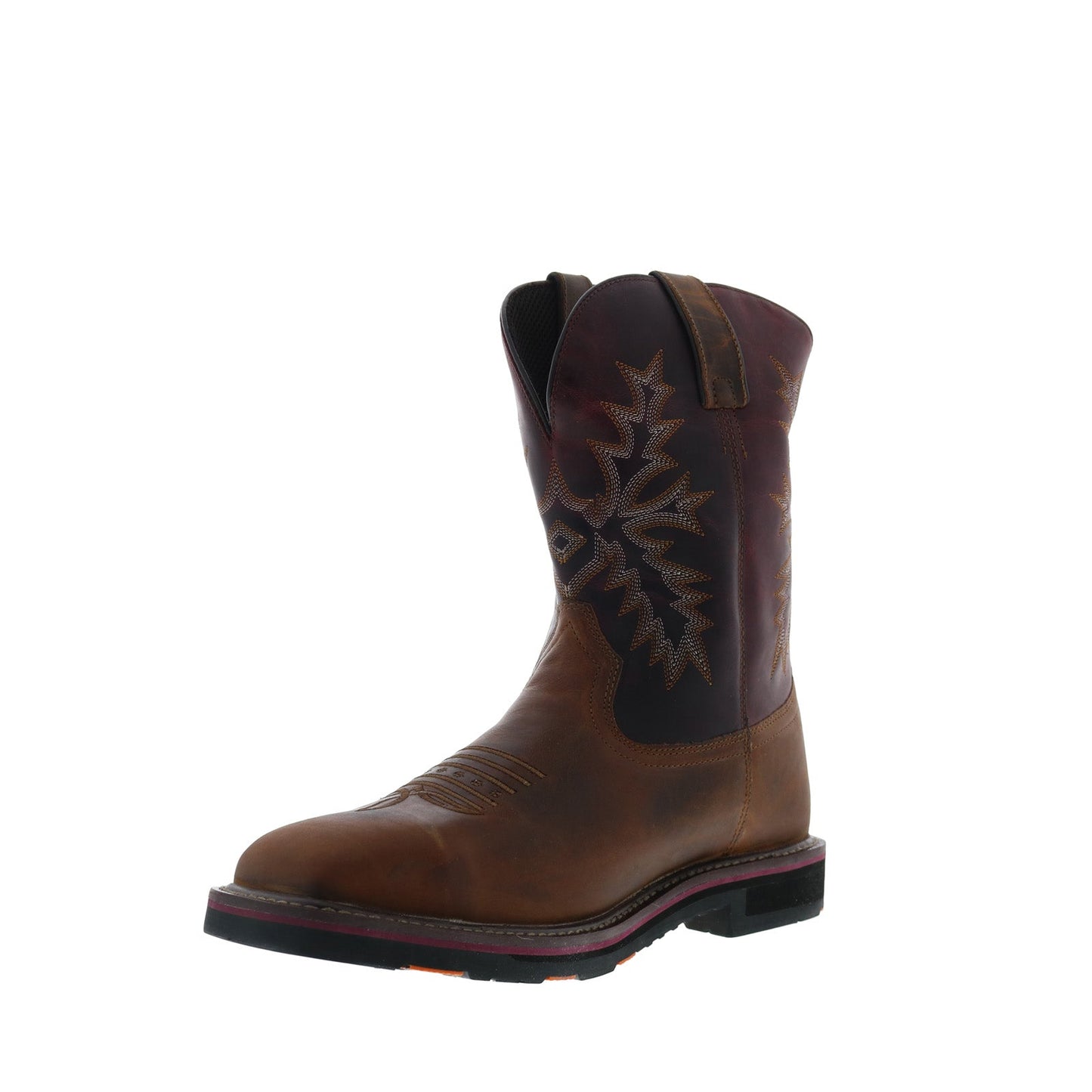 Hoss Hunch 92080 Mens Brown Leather Lace Up Work & Safety Boots