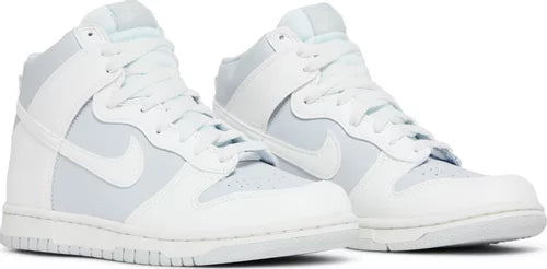 Nike Grade School Womens Dunk High Sneakers - 'Summit White Football Grey'