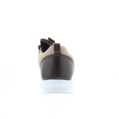 Hitchcock 938 Mens Brown Extra Extra Wide 8E Canvas Lifestyle Sneakers Shoes