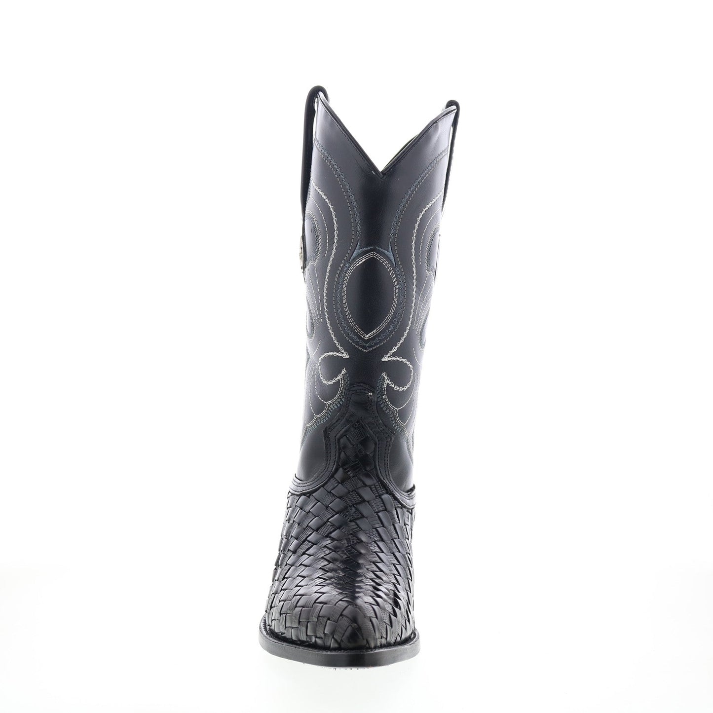Los Altos J-Toe Vergel Teju Lizard Mens Black Wide Cowboy Western Boots