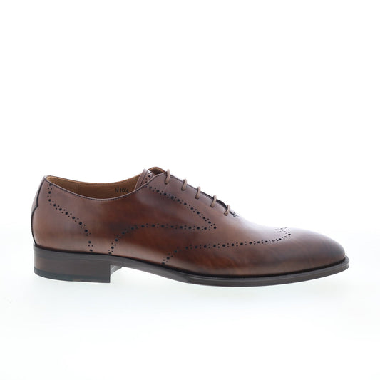 Pastori by Di Bianco Augustus Mens Brown Oxfords Wingtip & Brogue Shoes