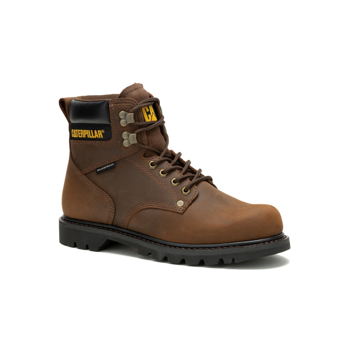 Caterpillar Second Shift Waterproof P51086 Mens Brown Wide Work Boots