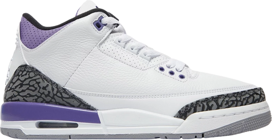 Nike Grade School Womens Air Jordan 3 Retro Sneakers - 'Dark Iris'