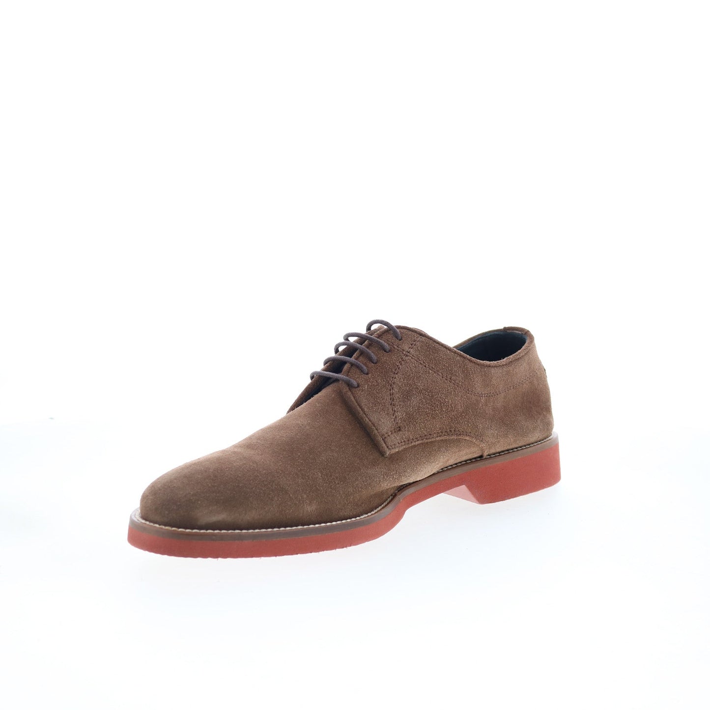 Pastori by Di Bianco Carus Mens Brown Suede Oxfords & Lace Ups Casual Shoes