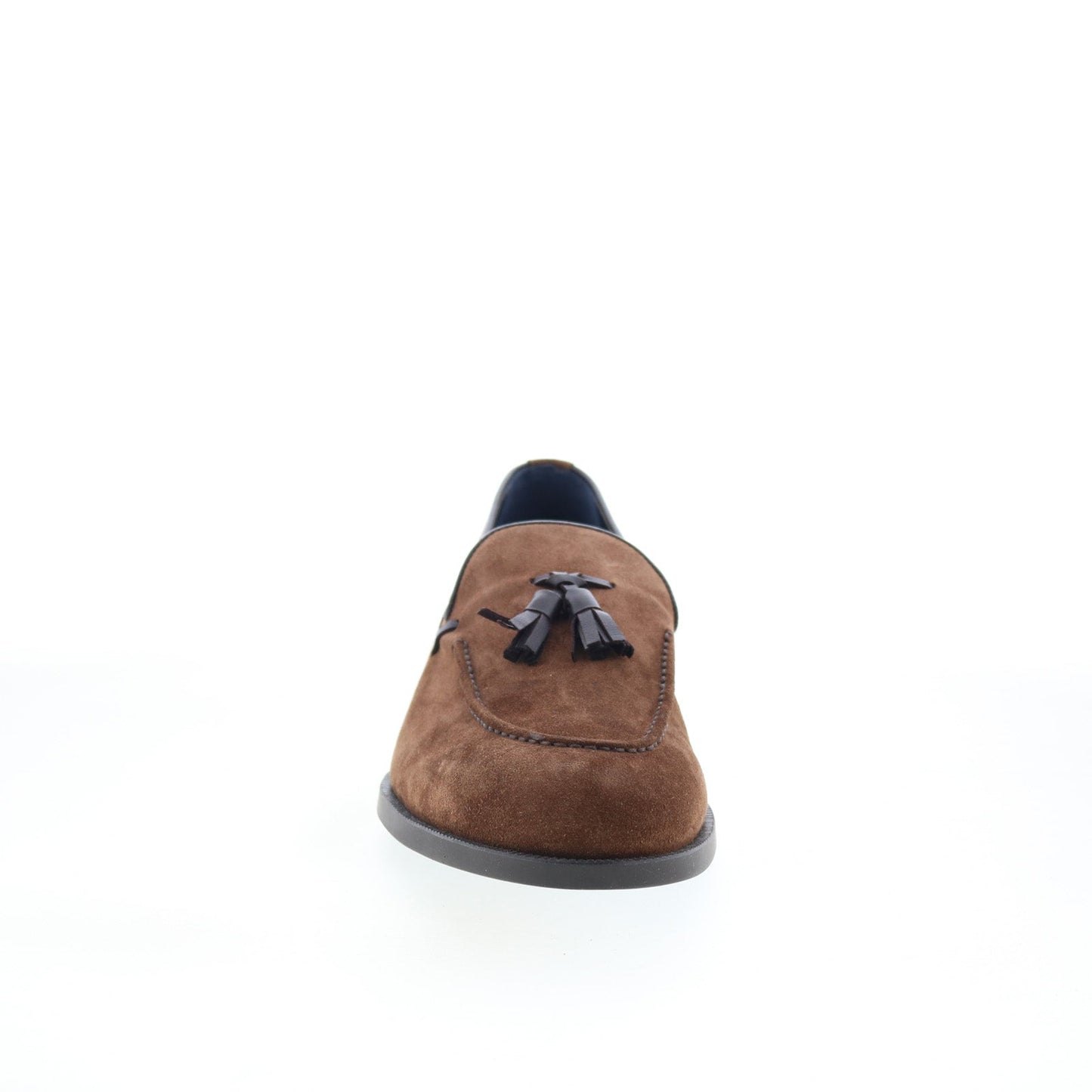 Di Bianco Cercola Mens Brown Suede Slip On Loafers & Slip Ons Casual Shoes
