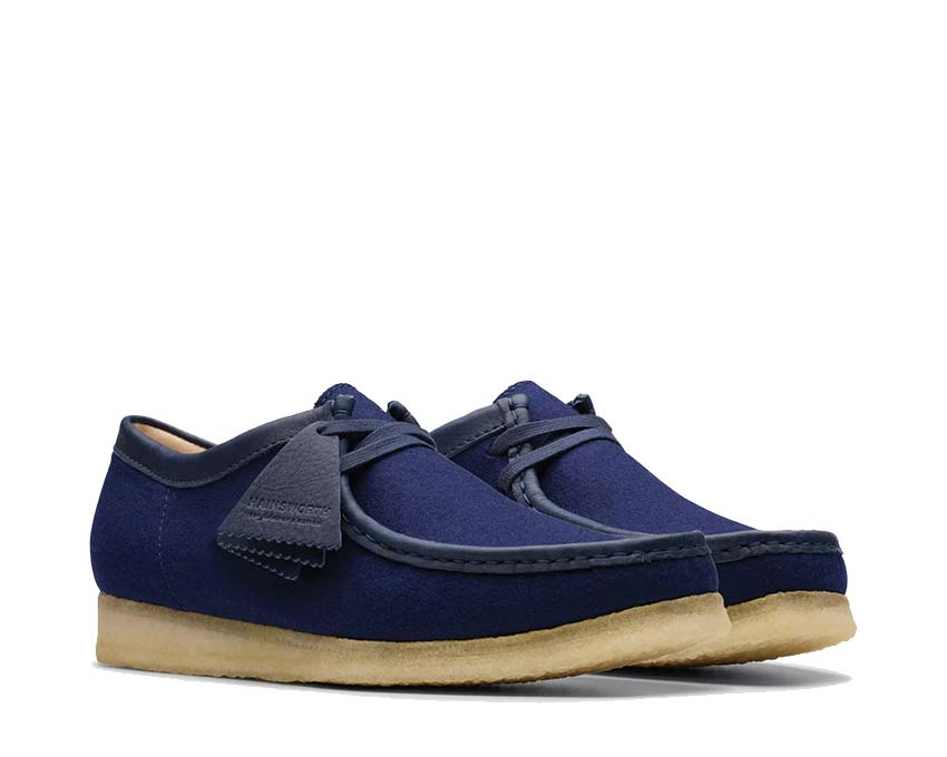 Clarks Wallabee "Navy Wool"