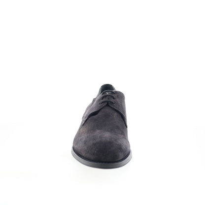 Di Bianco Como Mens Gray Suede Lace Up Oxfords & Lace Ups Casual Shoes