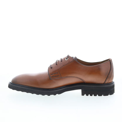 Pastori by Di Bianco Derby Liscio Mens Brown Oxfords & Lace Ups Casual Shoes