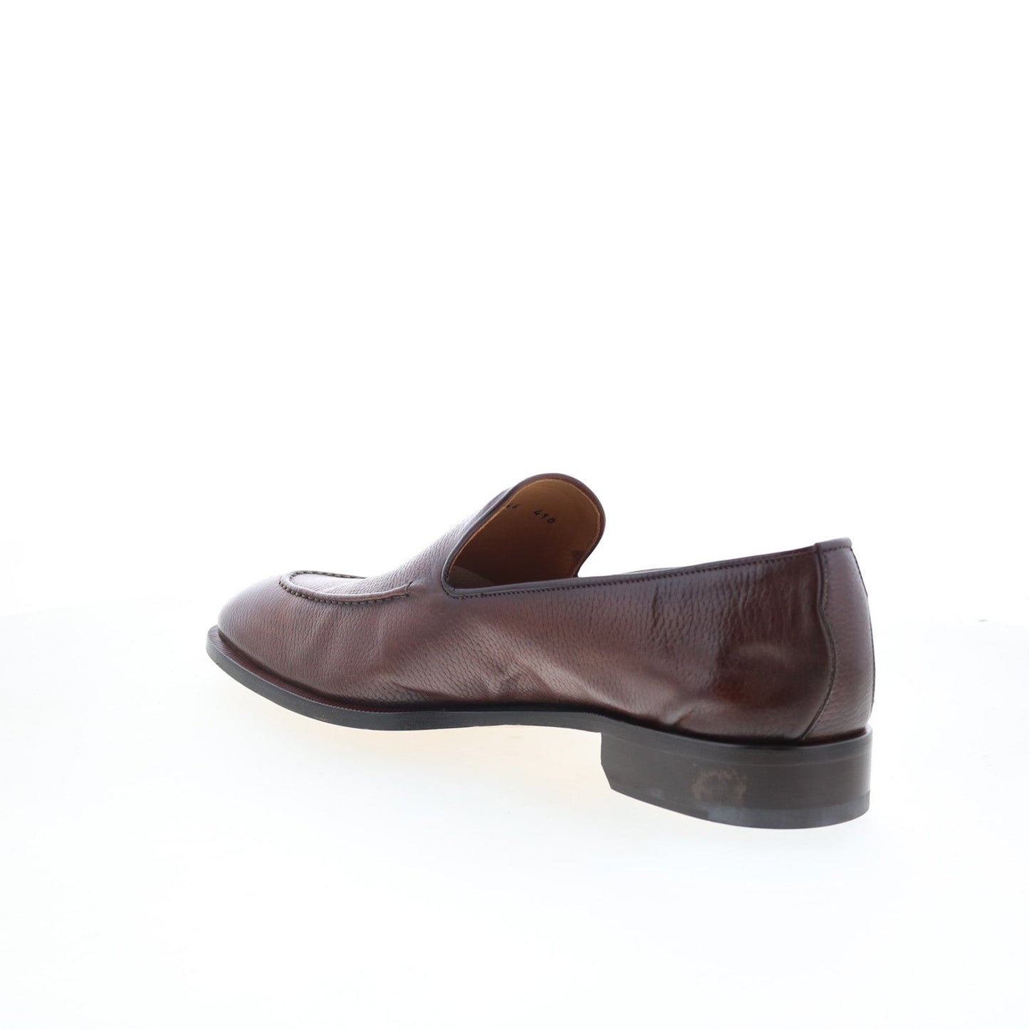 Di Bianco GBF410 Mens Brown Leather Slip On Loafers & Slip Ons Casual Shoes