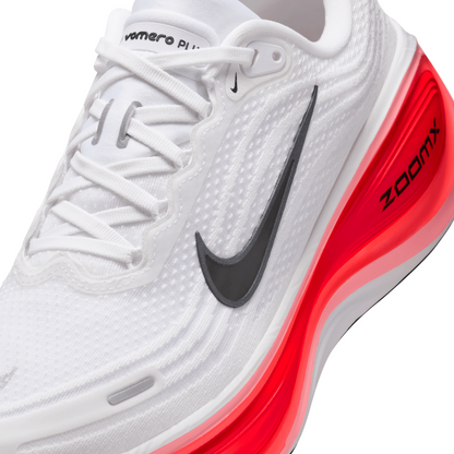 Vomero Plus Men's :White | Bright Crimson
