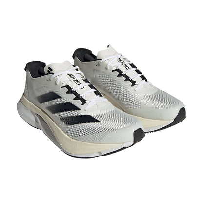 Adizero Boston 12 Men's :Cloud White | Core Black