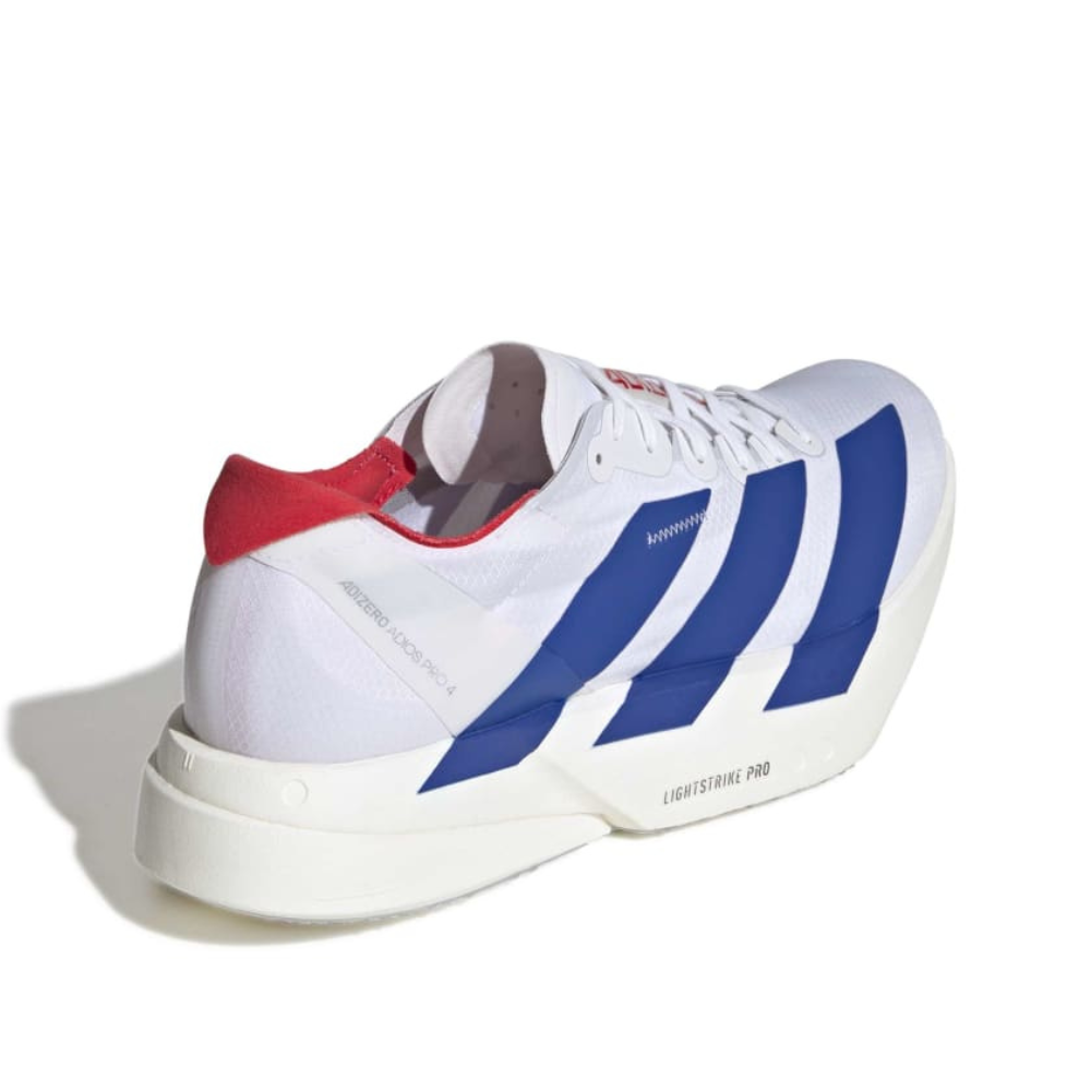 Adizero Adios Pro 4 Men's :Cloud White | Royal Blue
