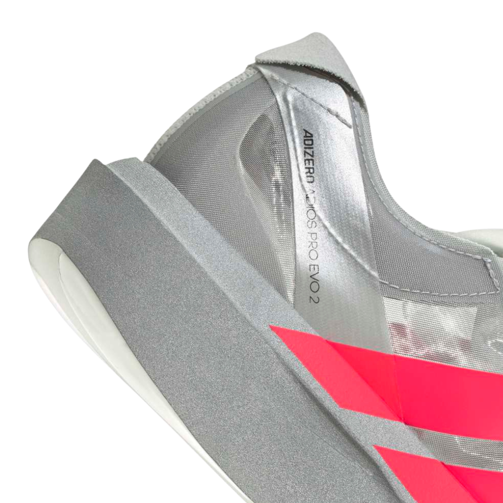 Adizero Adios Pro Evo 2 :Silver Metallic | Lucid Red
