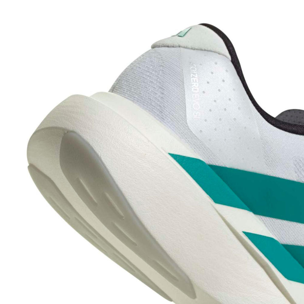 Adizero Evo SL Men's :Cloud White | Pure Teal
